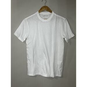 American Giant Premium Slub Crew Tee Mens Small White Cotton T Shirt